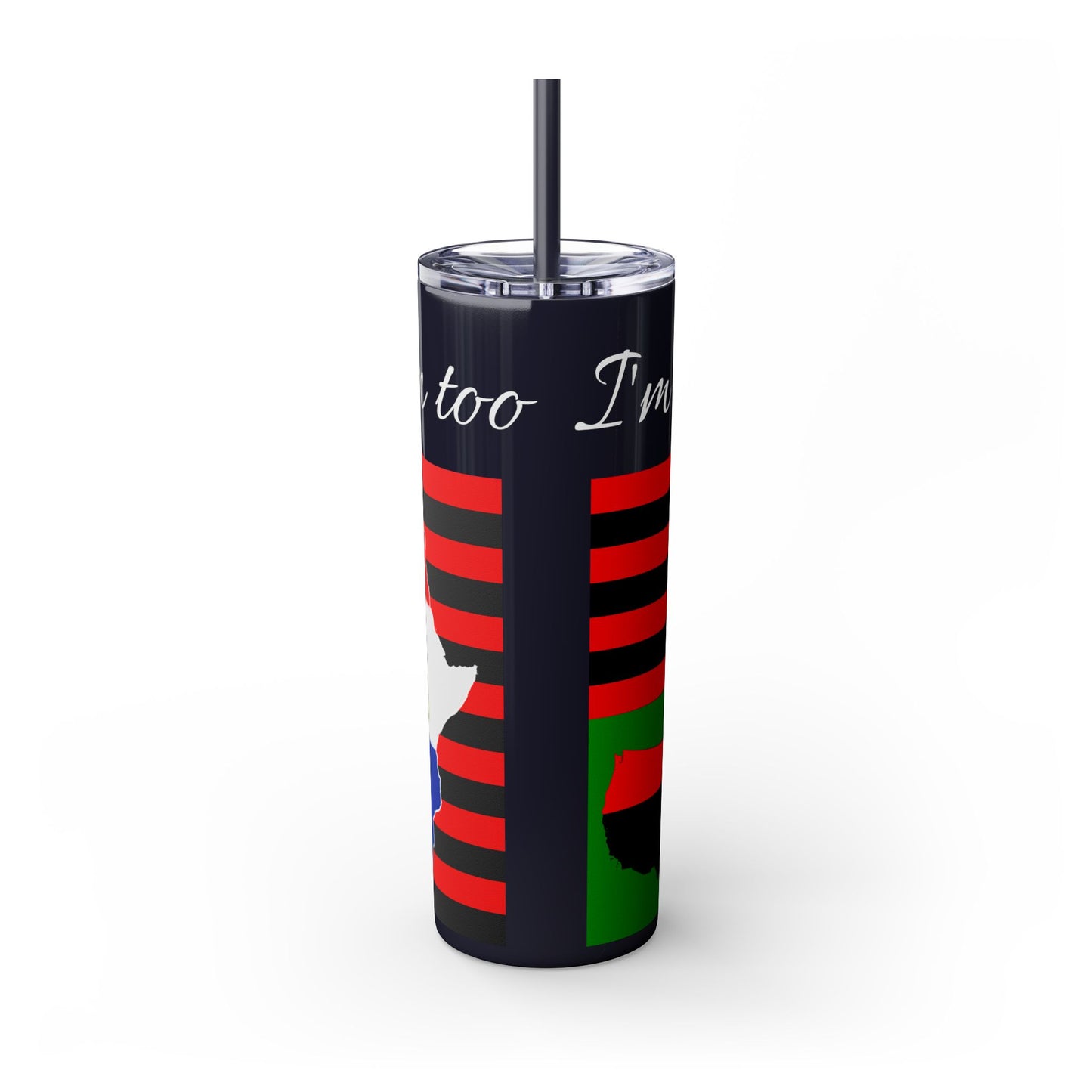 Skinny Tumbler with Straw, 20oz