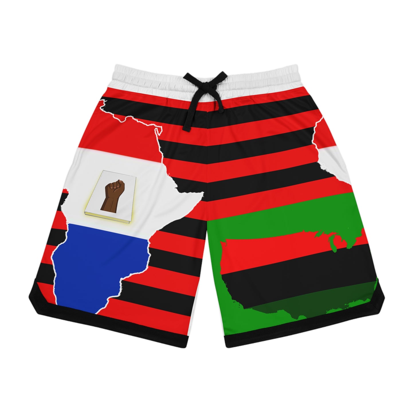 Basketball Rib Shorts (AOP)